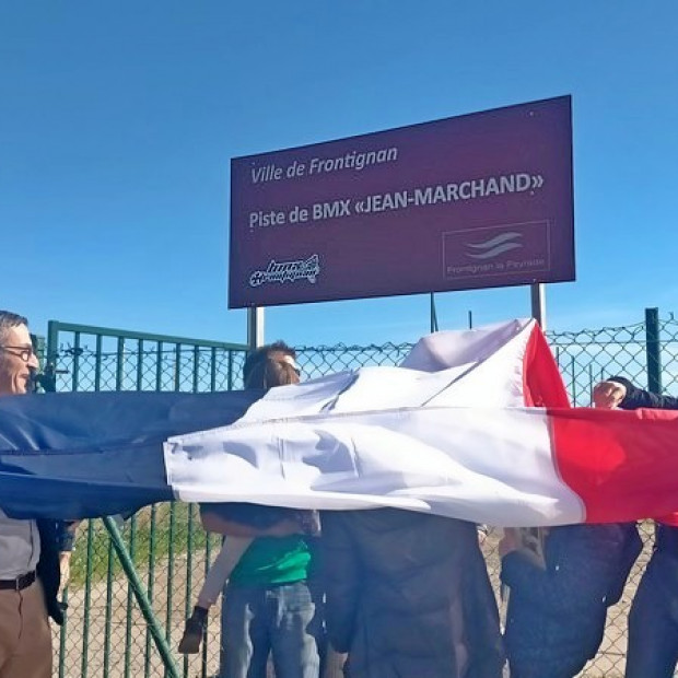 Frontignan-la-Peyrade : la piste de BMX rend hommage à Jean Marchand, figure emblématique du sport local