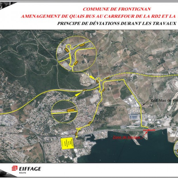 Travaux de sécurisation sur la RD2 et le Mas de Klé 