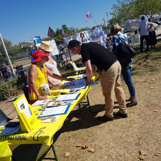 Amnesty International fait sa rentrée au forum des associations à Frontignan ce dimanche !